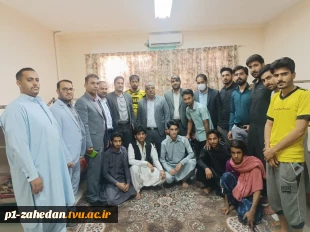 بازدید سرپرست کل دانشجویی دانشگاه فنی و حرفه ای کشوراز آموزشکده فنی و حرفه ای فرخی سیستانی زابل 3