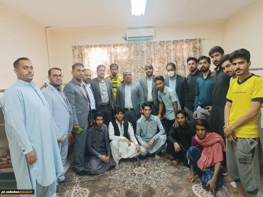 بازدید سرپرست کل دانشجویی دانشگاه فنی و حرفه ای کشوراز آموزشکده فنی و حرفه ای فرخی سیستانی زابل 3