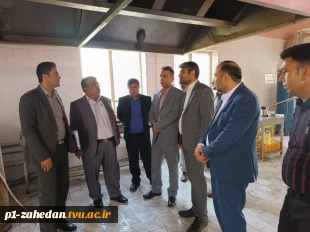 بازدید سرپرست کل دانشجویی دانشگاه فنی و حرفه ای کشوراز آموزشکده فنی و حرفه ای فرخی سیستانی زابل 5