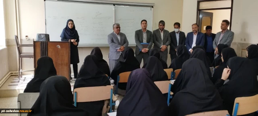 بازدید سرپرست کل دانشجویی دانشگاه فنی و حرفه ای کشوراز آموزشکده فنی و حرفه ای فرخی سیستانی زابل 7