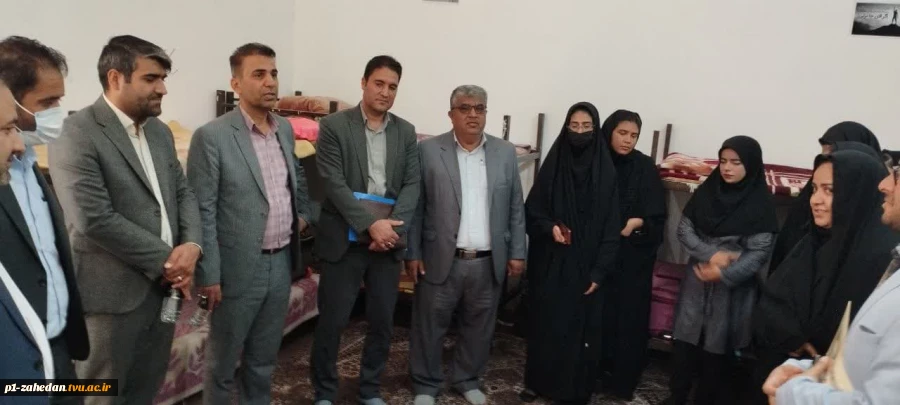 بازدید سرپرست کل دانشجویی دانشگاه فنی و حرفه ای کشوراز آموزشکده فنی و حرفه ای فرخی سیستانی زابل 10
