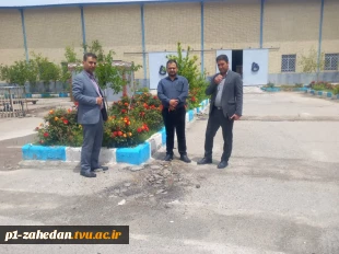 حضور سرپرست اداره کل دانشجویی دانشگاه فنی وحرفه ای کشور در بین دانشجویان آموزشکده فنی و حرفه ای شهید عارفی زاهدان 2