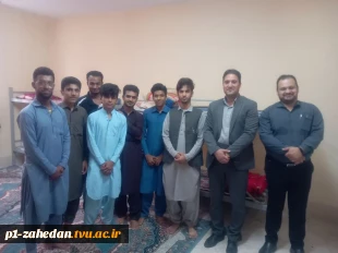 حضور سرپرست اداره کل دانشجویی دانشگاه فنی وحرفه ای کشور در بین دانشجویان آموزشکده فنی و حرفه ای شهید عارفی زاهدان 3