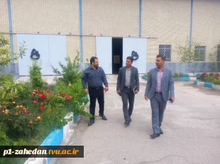 حضور سرپرست اداره کل دانشجویی دانشگاه فنی وحرفه ای کشور در بین دانشجویان آموزشکده فنی و حرفه ای شهید عارفی زاهدان 5