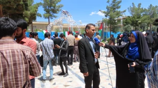 تجمع دانشگاهیان دانشگاه فنی وحرفه ای استان سیستان وبلوچستان در حمایت از خیزش دانشجویان در آمریکا 12