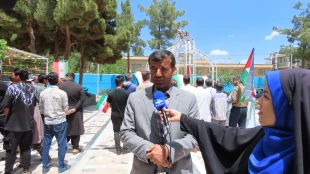 تجمع دانشگاهیان دانشگاه فنی وحرفه ای استان سیستان وبلوچستان در حمایت از خیزش دانشجویان در آمریکا 13