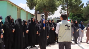 تجمع دانشگاهیان دانشگاه فنی وحرفه ای استان سیستان وبلوچستان در حمایت از خیزش دانشجویان در آمریکا 16