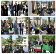 تجمع بزرگ دانشگاهیان دانشگاه فنی و حرفه‌ای در حمایت از خیزش دانشجویان بیدار دانشگاه‌های آمریکا و اروپا 11
