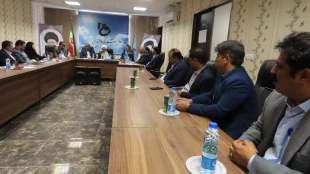 حضورحجت الاسلام والمسلمین عزیزی امام جمعه شهرستان زابل از آموزشکده فرخی سیستانی و دیدار با دکتر محمدقاسمی رییس دانشگاه فنی و حرفه ای واحد استان سیستان و بلوچستان 3