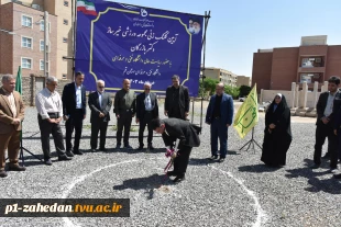 آیین کلنگ‌زنی مجموعه ورزشی خیرساز دکتر بازرگان در آموزشکده فنی و حرفه‌ای دختران قم با حضور ریاست دانشگاه فنی و حرفه‌ای کشور 5