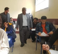 بازدید رئیس دانشگاه فنی وحرفه ای استان سیستان وبلوچستان از سالن امتحانات آموزشکده فنی وحرفه ای شهید باهنر زاهدان 8
