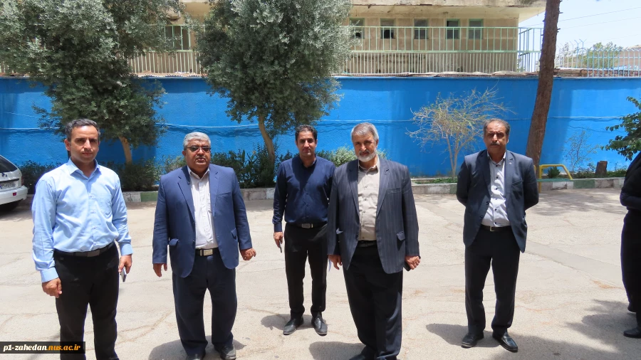 بازدیدهیئت نظارت و ارزیابی دانشگاه سیستان وبلوچستان به همراه ریاست دانشگاه فنی و حرفه واحد استان سیستان و بلوچستان از حوزه های امتحانی دانشگاه  2