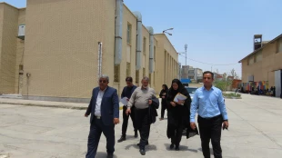 بازدیدهیئت نظارت و ارزیابی دانشگاه سیستان وبلوچستان به همراه ریاست دانشگاه فنی و حرفه واحد استان سیستان و بلوچستان از حوزه های امتحانی دانشگاه  8