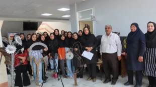 بازدید ریاست دانشگاه ملی مهارت واحد استان سیستان و بلوچستان از نمایشگاه حجم سازی و عکاسی دانشجویان 2