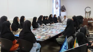 بازدید ریاست دانشگاه ملی مهارت واحد استان سیستان و بلوچستان از نمایشگاه حجم سازی و عکاسی دانشجویان 3