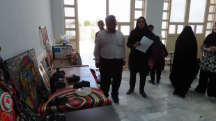 بازدید ریاست دانشگاه ملی مهارت واحد استان سیستان و بلوچستان از نمایشگاه حجم سازی و عکاسی دانشجویان 7