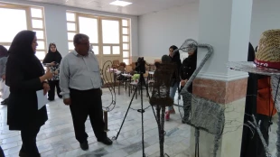 بازدید ریاست دانشگاه ملی مهارت واحد استان سیستان و بلوچستان از نمایشگاه حجم سازی و عکاسی دانشجویان 8