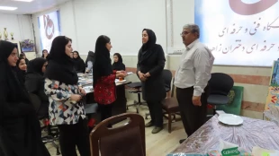 بازدید ریاست دانشگاه ملی مهارت واحد استان سیستان و بلوچستان از نمایشگاه حجم سازی و عکاسی دانشجویان 10