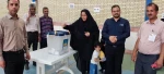 حضور دانشگاهیان مراکز تابعه دانشگاه ملی مهارت واحد استان سیستان وبلوچستان پای صندوق‌های رای 14