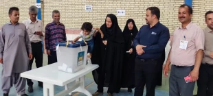 حضور دانشگاهیان مراکز تابعه دانشگاه ملی مهارت واحد استان سیستان وبلوچستان پای صندوق‌های رای 16
