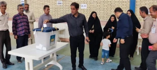 حضور دانشگاهیان مراکز تابعه دانشگاه ملی مهارت واحد استان سیستان وبلوچستان پای صندوق‌های رای 19
