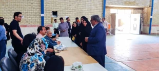 حضور دانشگاهیان مراکز تابعه دانشگاه ملی مهارت واحد استان سیستان وبلوچستان پای صندوق‌های رای 21