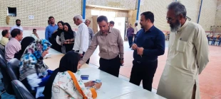 حضور دانشگاهیان مراکز تابعه دانشگاه ملی مهارت واحد استان سیستان وبلوچستان پای صندوق‌های رای 23