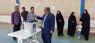 حضور دانشگاهیان مراکز تابعه دانشگاه ملی مهارت واحد استان سیستان وبلوچستان پای صندوق‌های رای 24