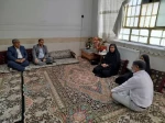 دیدار معاون اداری،مالی و مدیریت منابع دانشگاه ملی مهارت کشور با مادر شهیدان ارجمندی (مادر 3 شهید) 2