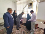 دیدار معاون اداری،مالی و مدیریت منابع دانشگاه ملی مهارت کشور با مادر شهیدان ارجمندی (مادر 3 شهید) 2