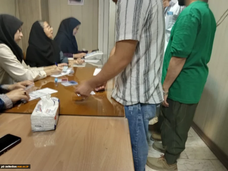 حضورکاروان ورزشی دانشگاه ملی مهارت واحد استان سیستان وبلوچستان در پای صندوق رای 7