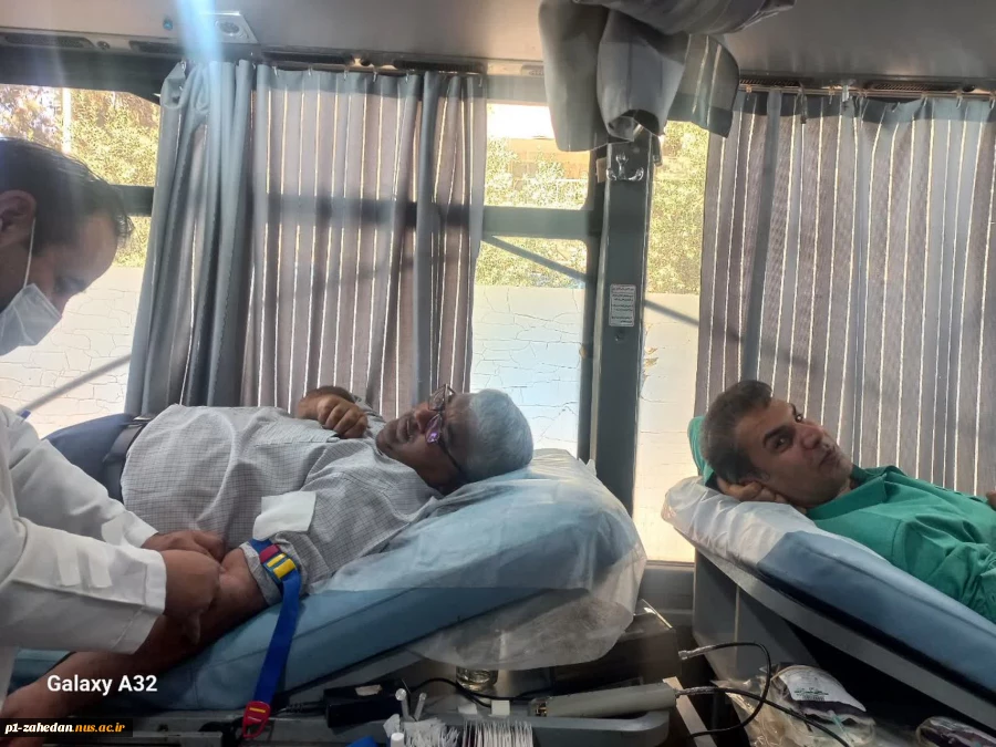 اهداء خون توسط کارکنان،اساتید ودانشجویان دانشگاه ملی مهارت واحد استان سیستان وبلوچستان 15