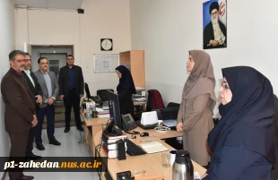 بازدید سرپرست دانشگاه ملی مهارت از معاونت آموزشی دانشگاه 2