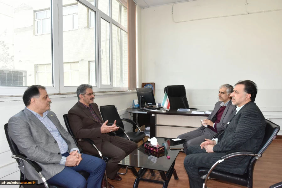 بازدید سرپرست دانشگاه ملی مهارت از معاونت آموزشی دانشگاه 4