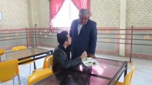 بازدید دکتر محمدقاسمی ریاست دانشگاه ملی مهارت واحد استان سیستان و بلوچستان از سلف سرویس و آشپزخانه مرکزی دانشگاه  3
