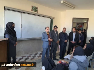 بازدید مشاور رئیس و سرپرست اداره‌کل نظارت، ارزیابی و تضمین کیفیت دانشگاه ملی مهارت کشور آموزشکده فرخی سیستانی زابل 3