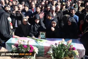 خلق حماسه‌ تشییع و تدفین شهید آسمانی در دانشگاه ملی مهارت استان همدان 2