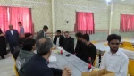 بازدید سرپرست دانشگاه ملی مهارت از سلف سرویس آموزشکده شهید باهنر زاهدان و گفت‌وگو با دانشجویان 2