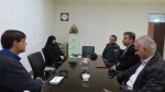دیدار رییس کلانتری 11 و هیئت همراه با مسئولین دانشگاه ملی مهارت واحد استانی سیستان و بلوچستان در محل دانشگاه 2