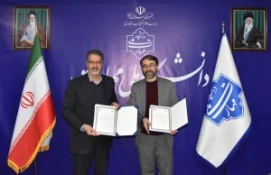 در حاشیه مراسم تکریم هفته پژوهش و تجلیل از پژوهشگران دانشگاه ملی مهارت؛
امضای تفاهم‌نامه همکاری دانشگاه با مؤسسه آموزشی و تحقیقاتی صنایع دفاعی 5