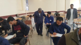 بازدید رییس دانشگاه ملی مهارت واحد استانی سیستان و بلوچستان و هیئت همراه از  از حوزه های امتحانی آموزشکده های شهرستان زاهدان 6
