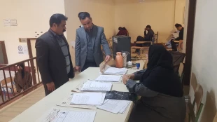 بازدید رییس دانشگاه ملی مهارت واحد استانی سیستان و بلوچستان و هیئت همراه از  از حوزه های امتحانی آموزشکده های شهرستان زاهدان 9