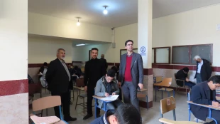 بازدیدهیئت نظارت ،ارزیابی و تضمین کیفیت استانی از روند برگزاری امتحانات پایان ترم نیمسال اول سال تحصیلی 1404-1403 دانشگاه ملی مهارت واحد استان سیستان وبلوچستان 2