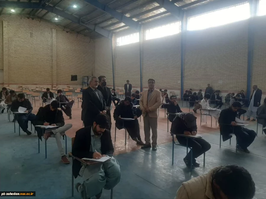 بازدیدهیئت نظارت ،ارزیابی و تضمین کیفیت استانی از روند برگزاری امتحانات پایان ترم نیمسال اول سال تحصیلی 1404-1403 دانشگاه ملی مهارت واحد استان سیستان وبلوچستان 7