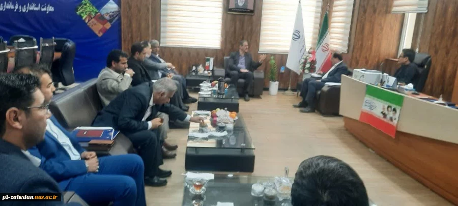 نشست ریاست دانشگاه ملی مهارت کشور با معاون استاندار و فرماندار ویژه شهرستان چابهار  3