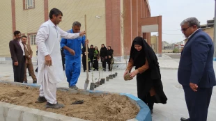باحضورمسئولین و کارکنان دانشگاه ملی مهارت واحد استان سیستان و بلوچستان برگزار شد :
کاشت نهال به مناسبت  هفته منابع طبیعی و روز درختکاری 3