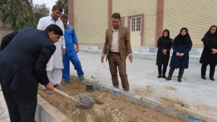 باحضورمسئولین و کارکنان دانشگاه ملی مهارت واحد استان سیستان و بلوچستان برگزار شد :
کاشت نهال به مناسبت  هفته منابع طبیعی و روز درختکاری 6