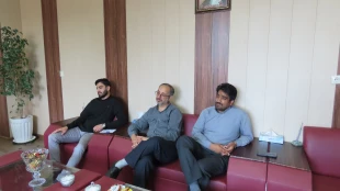 دیدار مسئول مرکز هماهنگی بسیج دانشجویی و دبیر قرارگاه اربعین دانشگاه ملی مهارت کشور با رئیس دانشگاه ملی مهارت واحد استانی سیستان و بلوچستان 3