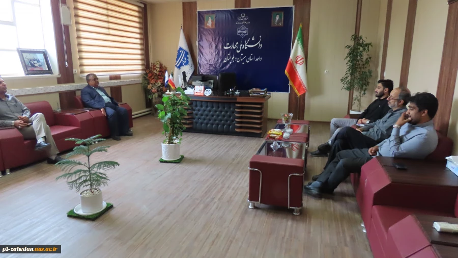 دیدار مسئول مرکز هماهنگی بسیج دانشجویی و دبیر قرارگاه اربعین دانشگاه ملی مهارت کشور با رئیس دانشگاه ملی مهارت واحد استانی سیستان و بلوچستان 4