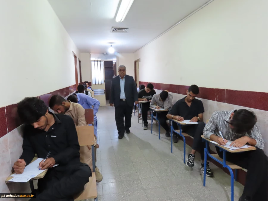 بازدید رییس دانشگاه ملی مهارت واحد استانی سیستان و بلوچستان و هیئت همراه از از حوزه های امتحانی آموزشکده های شهرستان زاهدان 2